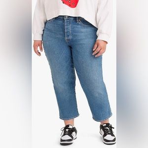 Levi’s Women’s Premium Wedgie Straight Jeans NWT size 20W